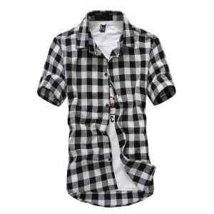Checkered Button Up